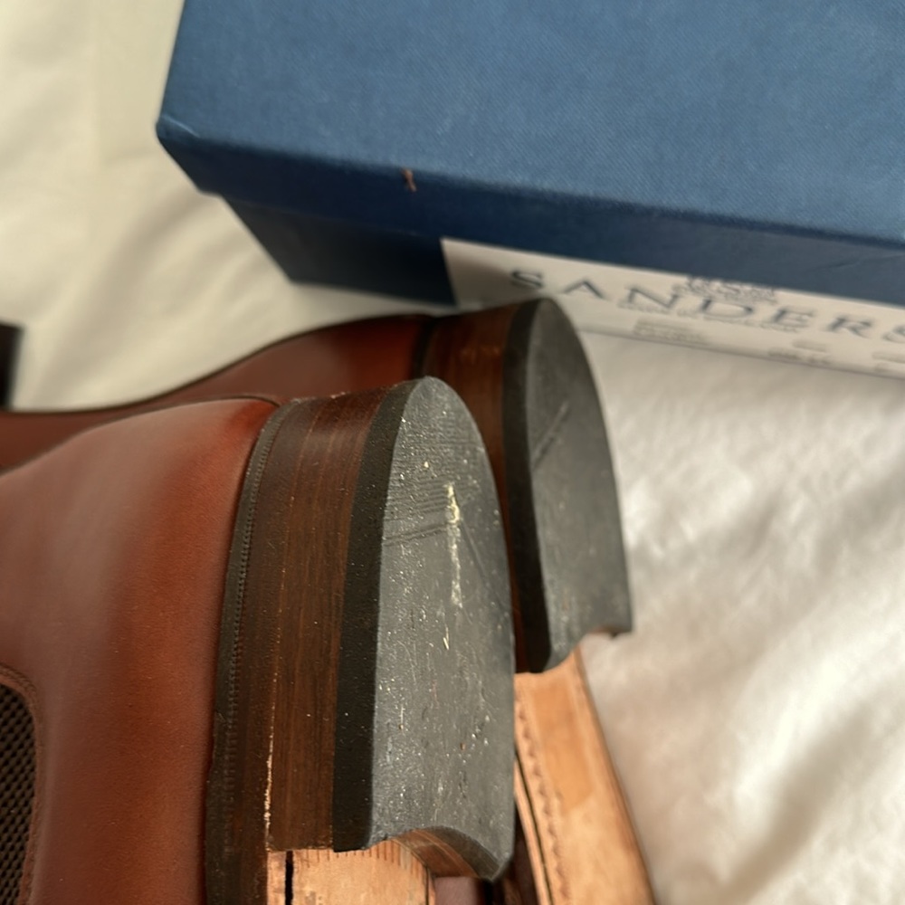 Sanders brown leather boots - Picture 4 of 6